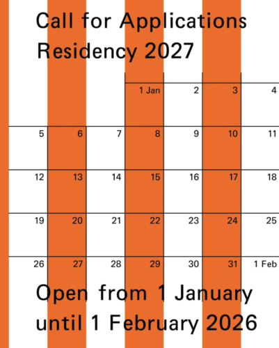 The Rijksakademie RESIDENCY 2027（アムステルダム／オランダ）