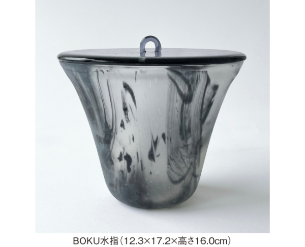 十川 賀菜子 ガラス展 ～墨の気配～